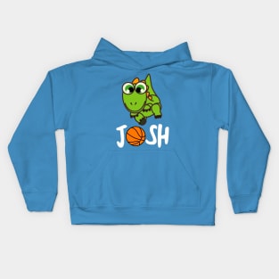 Josh The Bayside Dinosaurs Basketball Squad Masot Kids Hoodie